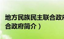 地方民族民主联合政府（关于地方民族民主联合政府简介）