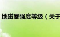 地磁暴强度等级（关于地磁暴强度等级简介）