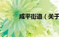 咸平街道（关于咸平街道介绍）