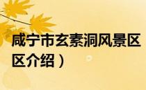咸宁市玄素洞风景区（关于咸宁市玄素洞风景区介绍）