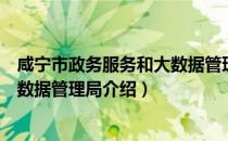 咸宁市政务服务和大数据管理局（关于咸宁市政务服务和大数据管理局介绍）