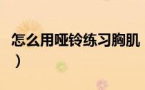 怎么用哑铃练习胸肌（怎么使用哑铃练胸肌呢）