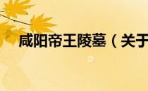 咸阳帝王陵墓（关于咸阳帝王陵墓介绍）