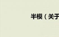 半模（关于半模简介）