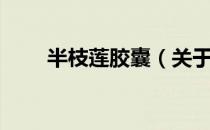 半枝莲胶囊（关于半枝莲胶囊简介）