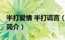 半打爱情 半打谎言（关于半打爱情 半打谎言简介）
