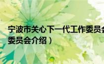 宁波市关心下一代工作委员会（关于宁波市关心下一代工作委员会介绍）