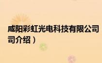咸阳彩虹光电科技有限公司（关于咸阳彩虹光电科技有限公司介绍）