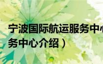 宁波国际航运服务中心（关于宁波国际航运服务中心介绍）