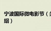 宁波国际微电影节（关于宁波国际微电影节介绍）