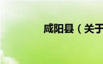 咸阳县（关于咸阳县介绍）