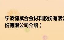 宁波博威合金材料股份有限公司（关于宁波博威合金材料股份有限公司介绍）