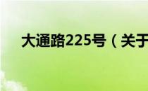 大通路225号（关于大通路225号简介）