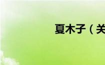 夏木子（关于夏木子）