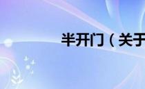 半开门（关于半开门简介）
