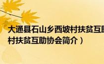 大通县石山乡西坡村扶贫互助协会（关于大通县石山乡西坡村扶贫互助协会简介）