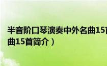 半音阶口琴演奏中外名曲15首（关于半音阶口琴演奏中外名曲15首简介）