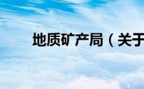 地质矿产局（关于地质矿产局简介）
