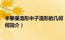 半黎曼流形中子流形的几何（关于半黎曼流形中子流形的几何简介）