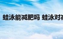 蛙泳能减肥吗 蛙泳对减肥的影响及注意事项