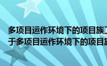 多项目运作环境下的项目族工作分解结构及其应用研究（关于多项目运作环境下的项目族工作分解结构及其应用研究）