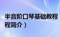 半音阶口琴基础教程（关于半音阶口琴基础教程简介）