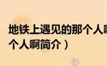 地铁上遇见的那个人啊（关于地铁上遇见的那个人啊简介）