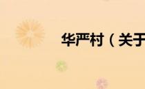 华严村（关于华严村简介）