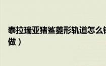 泰拉瑞亚猪鲨菱形轨道怎么铺（泰拉瑞亚猪鲨菱形轨道怎么做）