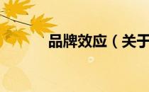 品牌效应（关于品牌效应介绍）