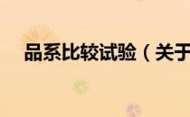 品系比较试验（关于品系比较试验介绍）