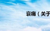 哀痛（关于哀痛介绍）