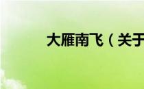 大雁南飞（关于大雁南飞简介）