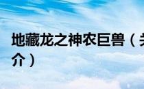 地藏龙之神农巨兽（关于地藏龙之神农巨兽简介）