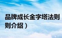 品牌成长金字塔法则（关于品牌成长金字塔法则介绍）