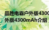 品胜电霸户外版4300mAh（关于品胜电霸户外版4300mAh介绍）