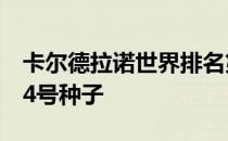 卡尔德拉诺世界排名第6是本次男子世界杯的4号种子