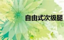 自由式次级腿 自由式腿运动