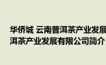 华侨城 云南普洱茶产业发展有限公司（关于华侨城 云南普洱茶产业发展有限公司简介）