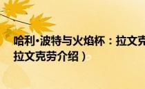哈利·波特与火焰杯：拉文克劳（关于哈利·波特与火焰杯：拉文克劳介绍）
