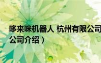 哆来咪机器人 杭州有限公司（关于哆来咪机器人 杭州有限公司介绍）
