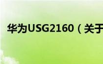 华为USG2160（关于华为USG2160简介）