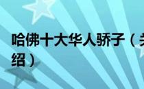 哈佛十大华人骄子（关于哈佛十大华人骄子介绍）