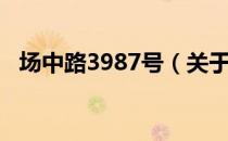 场中路3987号（关于场中路3987号简介）