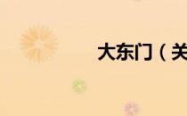 大东门（关于大东门）