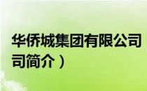 华侨城集团有限公司（关于华侨城集团有限公司简介）