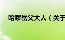 哈啰岳父大人（关于哈啰岳父大人介绍）