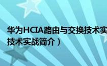 华为HCIA路由与交换技术实战（关于华为HCIA路由与交换技术实战简介）