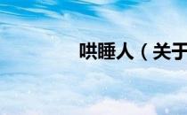 哄睡人（关于哄睡人介绍）