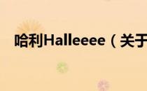 哈利Halleeee（关于哈利Halleeee介绍）